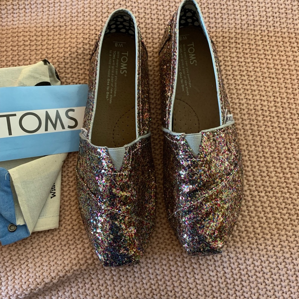 Glitter Toms Multicolor